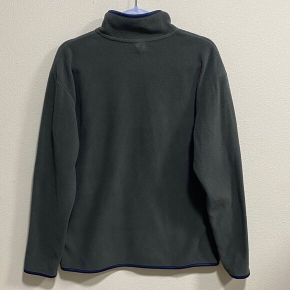 Seattle Kraken NHL Quarter-Zip Fleece Pullover Gray Blue Trim Size M 8/10 - Picture 4 of 11